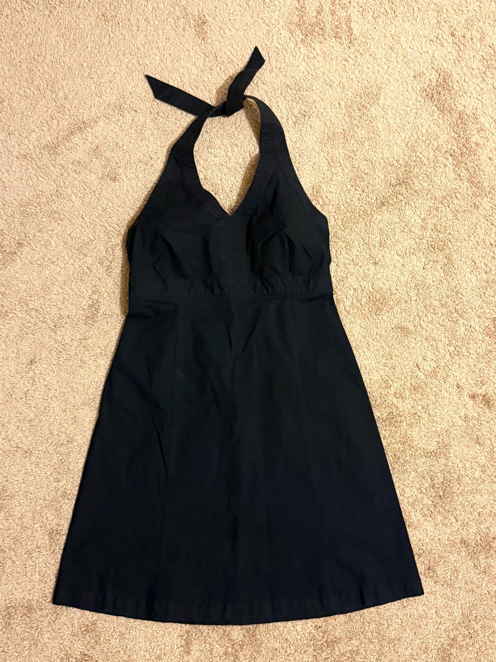 GAP Black Stretch Halter Dress